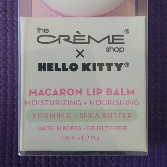 Sanrio Hello Kitty The Creme Shop Sweet Sprinkles Macaron Lip Balm - Picture 4 of 8